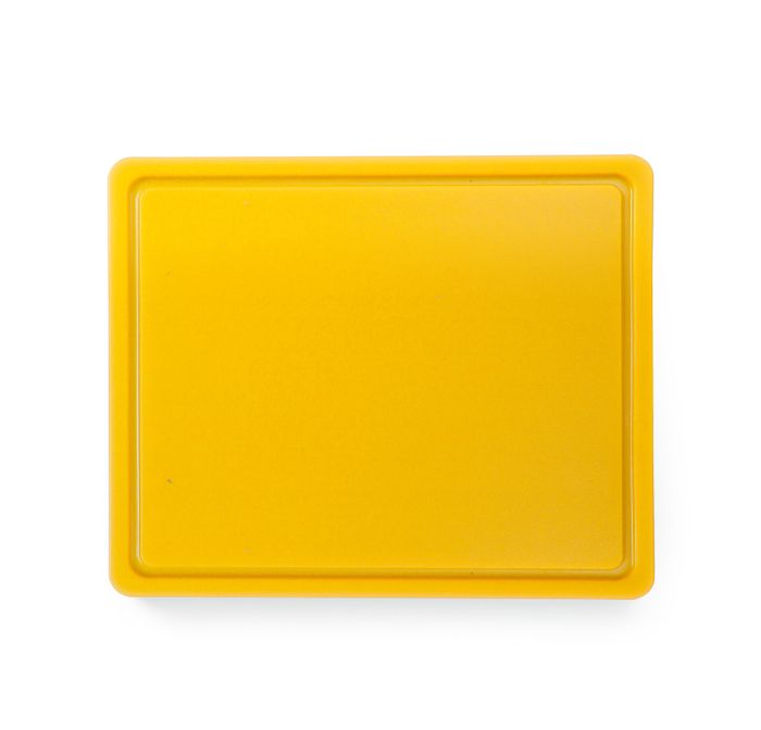 Planche à découper HACCP Gastronorme 1/2, HENDI, GN 1/2, Jaune, 325x265mm, Rectangulaire — 826157