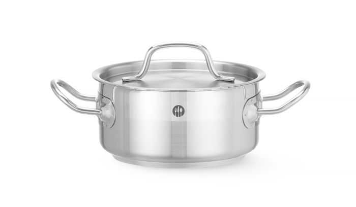 Faitout avec couvercle, HENDI, Profi Line, 1,5L, ⌀160x(H)75mm — 830000