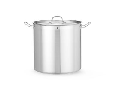 Marmite avec couvercle, HENDI, Profi Line, 36,5L, ⌀360x(H)360mm — 832707
