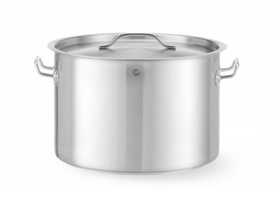Kookpan hoog - met deksel, HENDI, Budget Line, 36L, ⌀360x(H)360mm — 834404