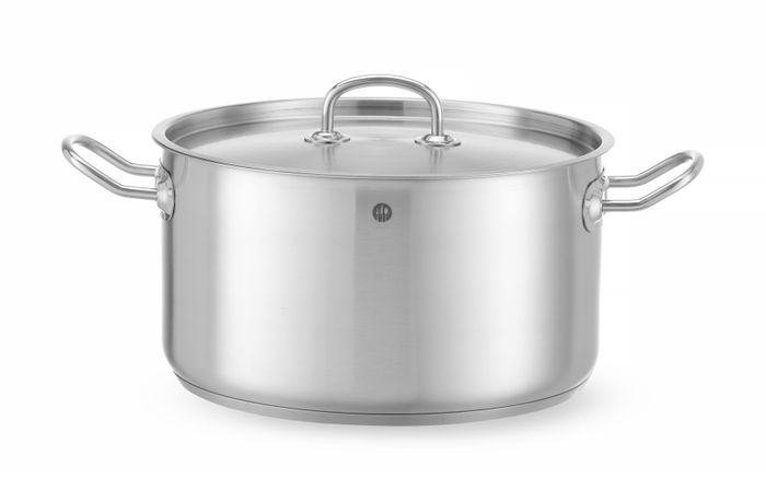 Kookpan middel - met deksel, HENDI, Kitchen Line, 9,5L, ⌀280x(H)155mm — 836408