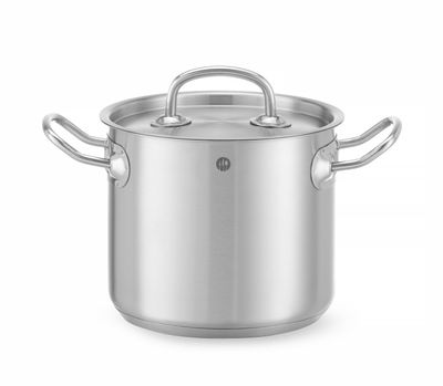 Kookpan hoog - met deksel, HENDI, Kitchen Line, 45L, ⌀400x(H)360mm — 837146