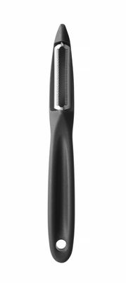 Dunschiller met gekarteld lemmet, HENDI, Zwart, (L)175mm, Gekarteld — 841471
