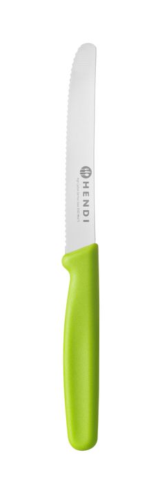Keukenmes, HENDI, Groen, (L)211mm, Gekarteld — 841631