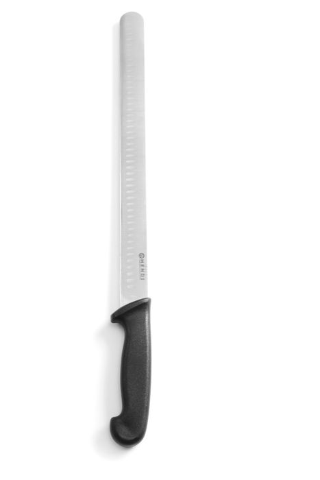 Couteau à jambon et saumon, HENDI, Noir, (L)490mm — 842904