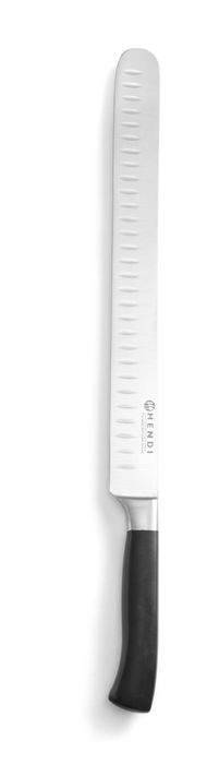 Ham-/zalmmes, HENDI, Profi Line, Granton kuilen, Zwart, (L)430mm — 844328