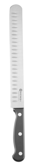 Zalmmes 250 mm, gestanst, HENDI, Profi Line, Zwart, (L)377mm — 844526