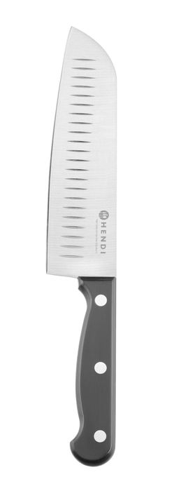 Santokumes 180 mm, gestanst, HENDI, Profi Line, Zwart, (L)297mm — 844571