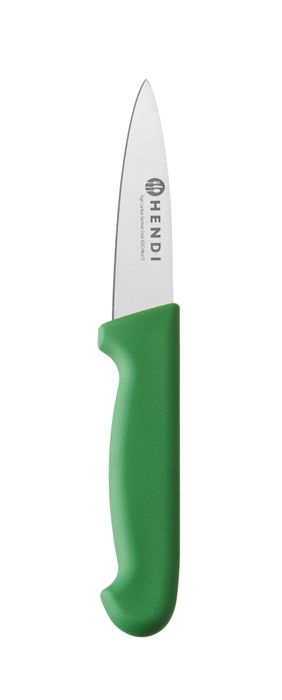Couteau d'office, 100 mm, HACCP, HENDI, Profi Line, Vert, (L)204mm — 845691