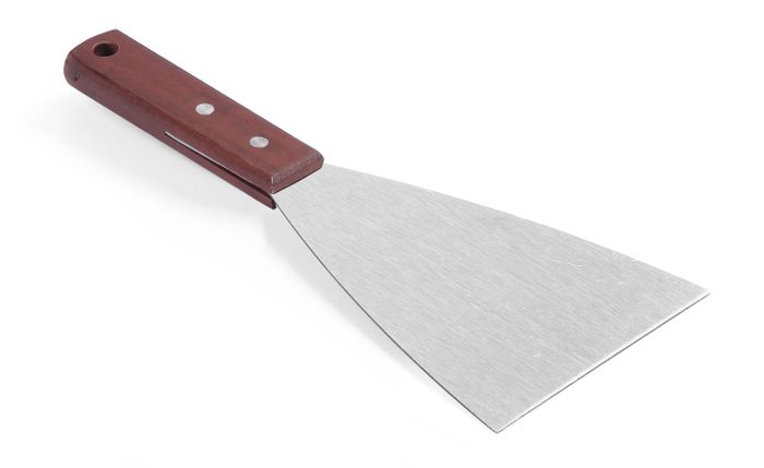 Plaatmes, HENDI, Hout donker, 251x100mm — 855119