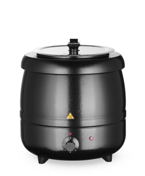 Soepketel, HENDI, Kitchen Line, 8L, Zwart, 220-240V/400W, ⌀330x(H)363mm — 860083