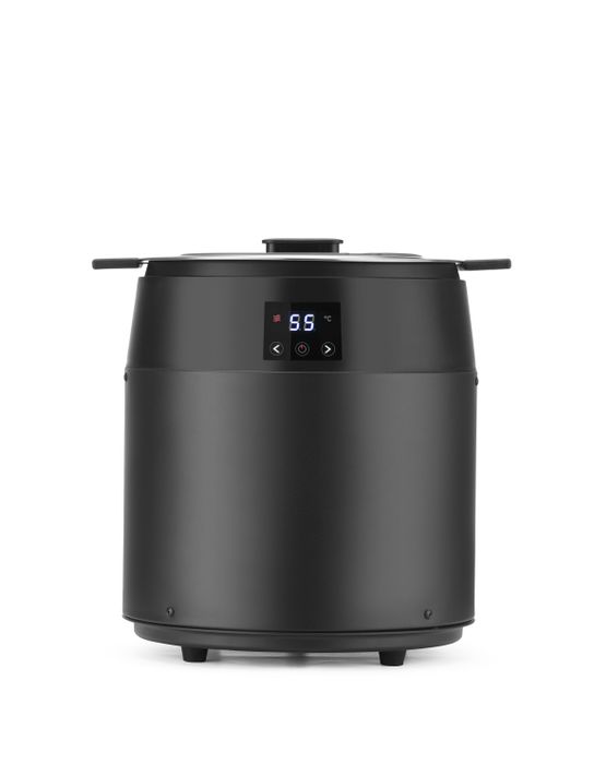 Marmite à soupe fonctionnant sans eau 10L, HENDI, 10L, Noir, 230V/450W, ⌀330x(H)398mm — 860564