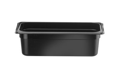 GN-bak 1/3, HENDI, Kitchen Line, GN 1/3, 3,4L, Zwart, 325x175x(H)100mm — 865415