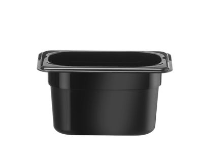 GN-bak 1/9, HENDI, Kitchen Line, GN 1/9, 0,8L, Zwart, 175x107x(H)100mm — 865514