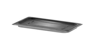 Deksel voor GN containers, HENDI, Kitchen Line, GN 1/3, Zwart, 325x175mm — 865552