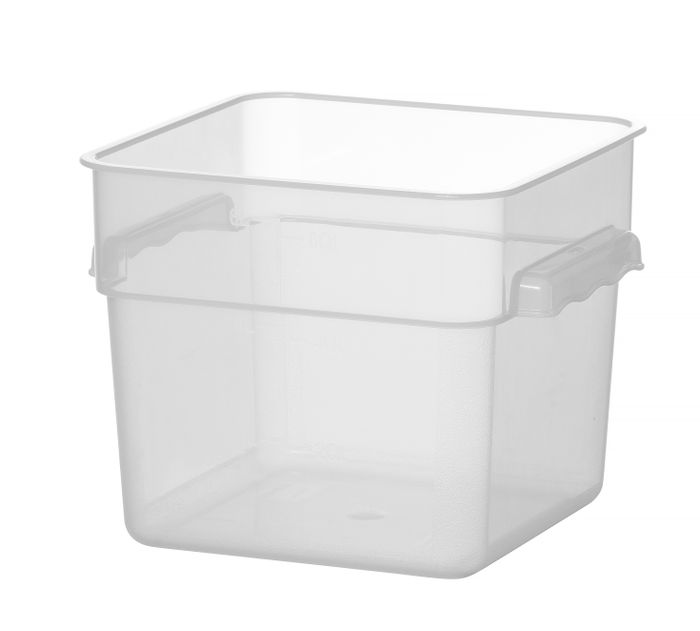 Voedselcontainer met schaalverdeling, HENDI, 5,7L, 235x235x(H)180mm — 870921