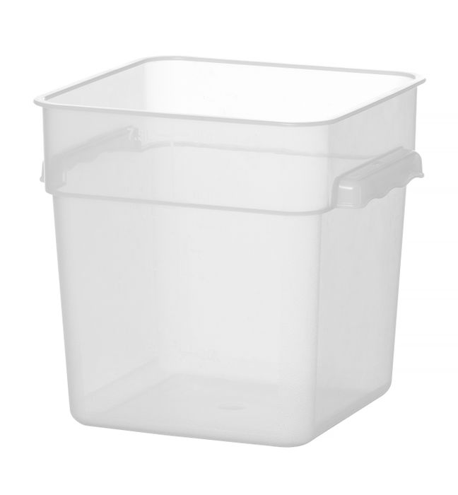Voedselcontainer met schaalverdeling, HENDI, 7,6L, 235x235x(H)230mm — 870938