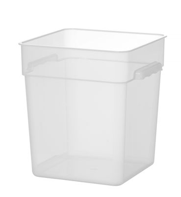 Voedselcontainer met schaalverdeling, HENDI, 17,2L, 290x290x(H)320mm — 870952