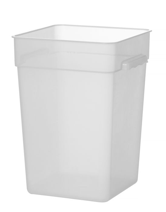 Voedselcontainer met schaalverdeling, HENDI, 20,8L, 290x290x(H)400mm — 870969