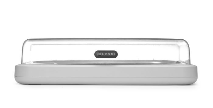 Koeldisplay UNIQ, HENDI, designed by Robert Bronwasser, GN 1/1, Wit, 593x389x(H)147mm, Rechthoekig — 871911