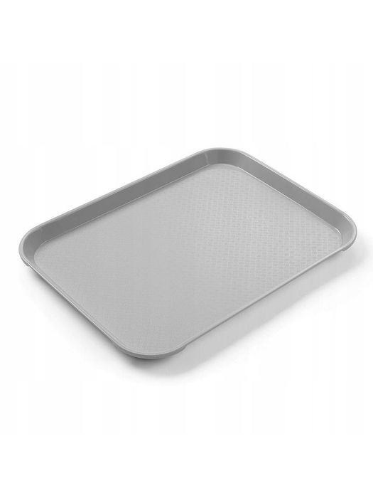 Plateaux fastfood petit, AmerBox, Gris clair, 265x345x(H)20mm — 878705