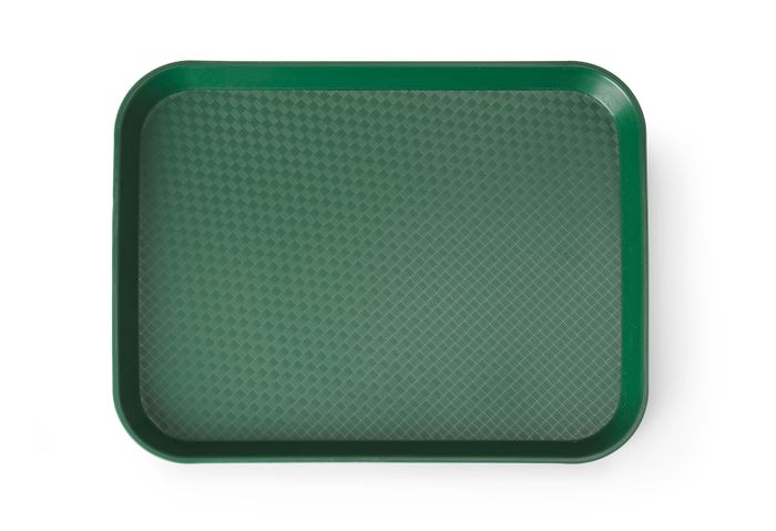 Fastfood dienbladen small, AmerBox, Groen, 265x345x(H)20mm — 878736