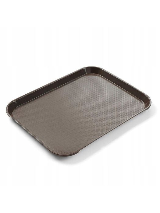 Plateaux fastfood petit, AmerBox, Brun, 265x345x(H)20mm — 878743