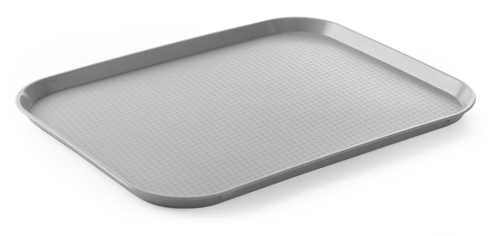 Fastfood dienbladen large, AmerBox, Lichtgrijs, 350x450x(H)20mm — 878804