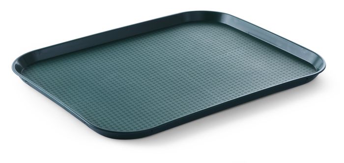Plateaux fastfood grand, AmerBox, Vert, 350x450x(H)20mm — 878835