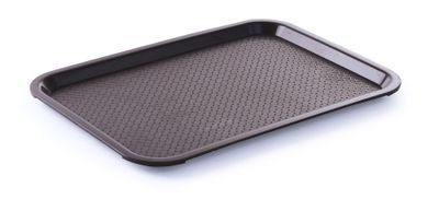 Plateaux fastfood grand, AmerBox, Brun, 350x450x(H)20mm — 878842
