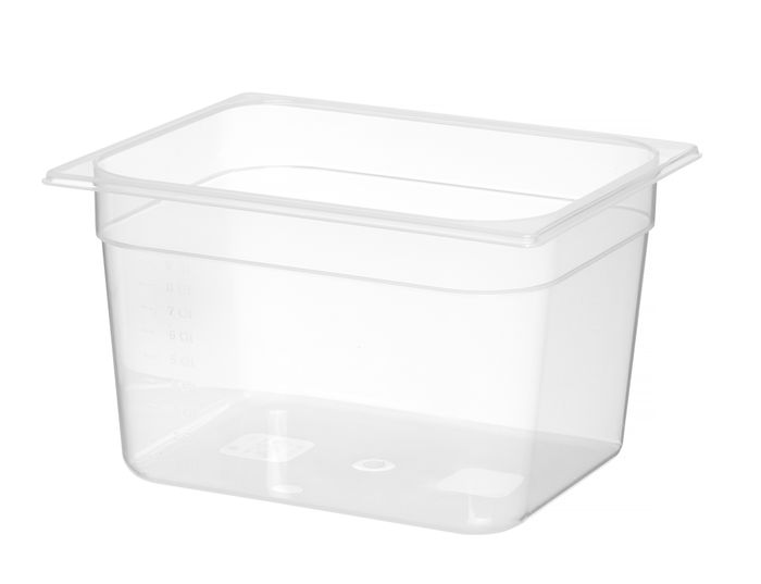 Container GN 1/2 polypropyleen, HENDI, Profi Line, GN 1/2, 11L, Transparant, 325x265x(H)200mm — 880104