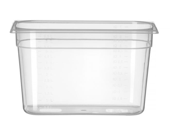 Container GN 1/3 polypropyleen, HENDI, Profi Line, GN 1/3, 6,5L, Transparant, 325x176x(H)200mm — 880203
