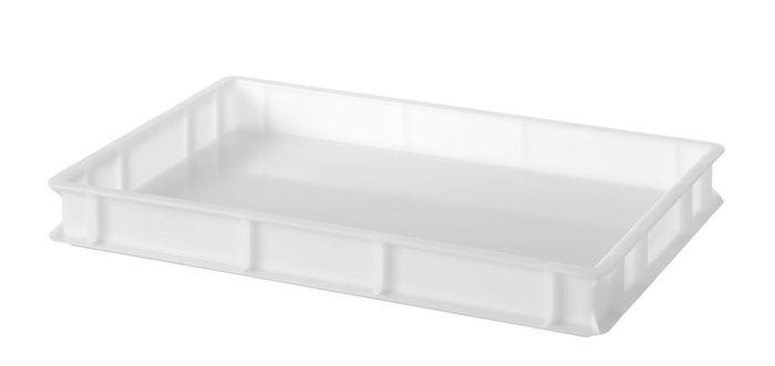 Bac à pâtons pour pizza 600x400, AmerBox, Profi Line, Blanc, 600x400x(H)70mm, Rectangulaire — 881033