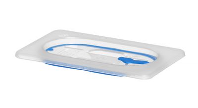 Deksel voor GN containers polypropyleen, HENDI, GN 1/9, Transparant, 176x108mm — 881859