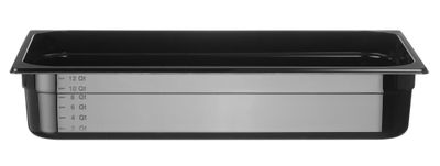 GN-bak 1/1 COOL, HENDI, COOL, GN 1/1, 13,3L, Zwart, 530x325x(H)100mm — 882030