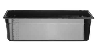 GN-bak 1/1 COOL, HENDI, COOL, GN 1/1, 20L, Zwart, 530x325x(H)150mm — 882054