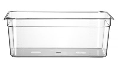GN-bak 1/1 COOL, HENDI, COOL, GN 1/1, 26,4L, Transparant, 530x325x(H)200mm — 882061