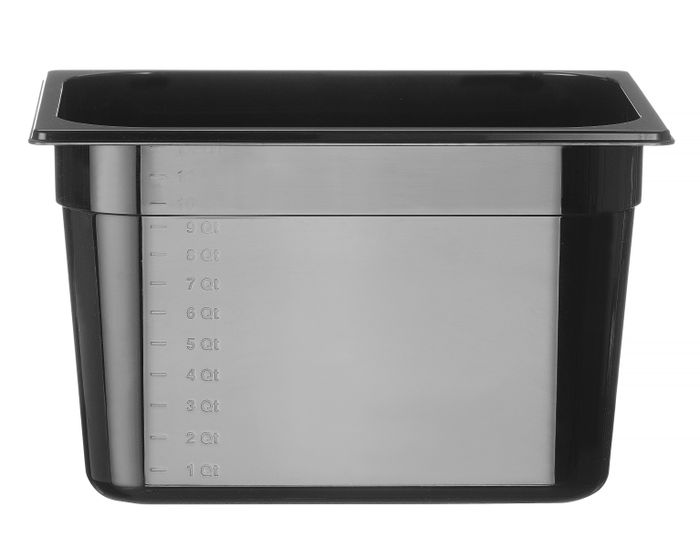Bac GN 1/2 COOL, HENDI, COOL, GN 1/2, 11,9L, Noir, 325x265x(H)200mm — 882146