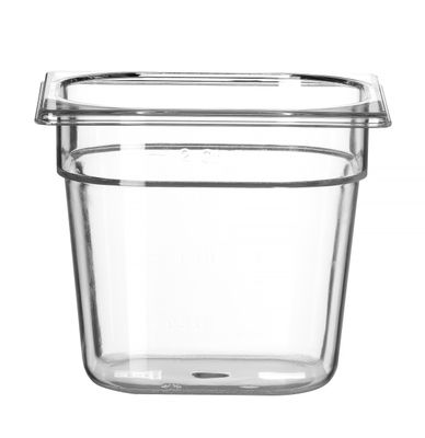 GN-bak 1/6 COOL, HENDI, COOL, GN 1/6, 2,3L, Transparant, 176x162x(H)150mm — 882344