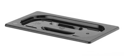 Deksel voor GN containers COOL, HENDI, COOL, GN 1/4, Zwart, 265x163mm — 882498