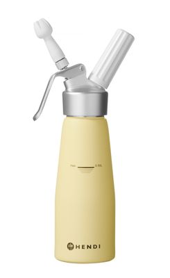 Slagroomapparaat, HENDI, 0,5L, Pastelgeel, ⌀80x(H)260mm — 975855