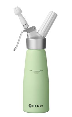Slagroomapparaat, HENDI, 0,5L, Pastelgroen, ⌀80x(H)260mm — 975879
