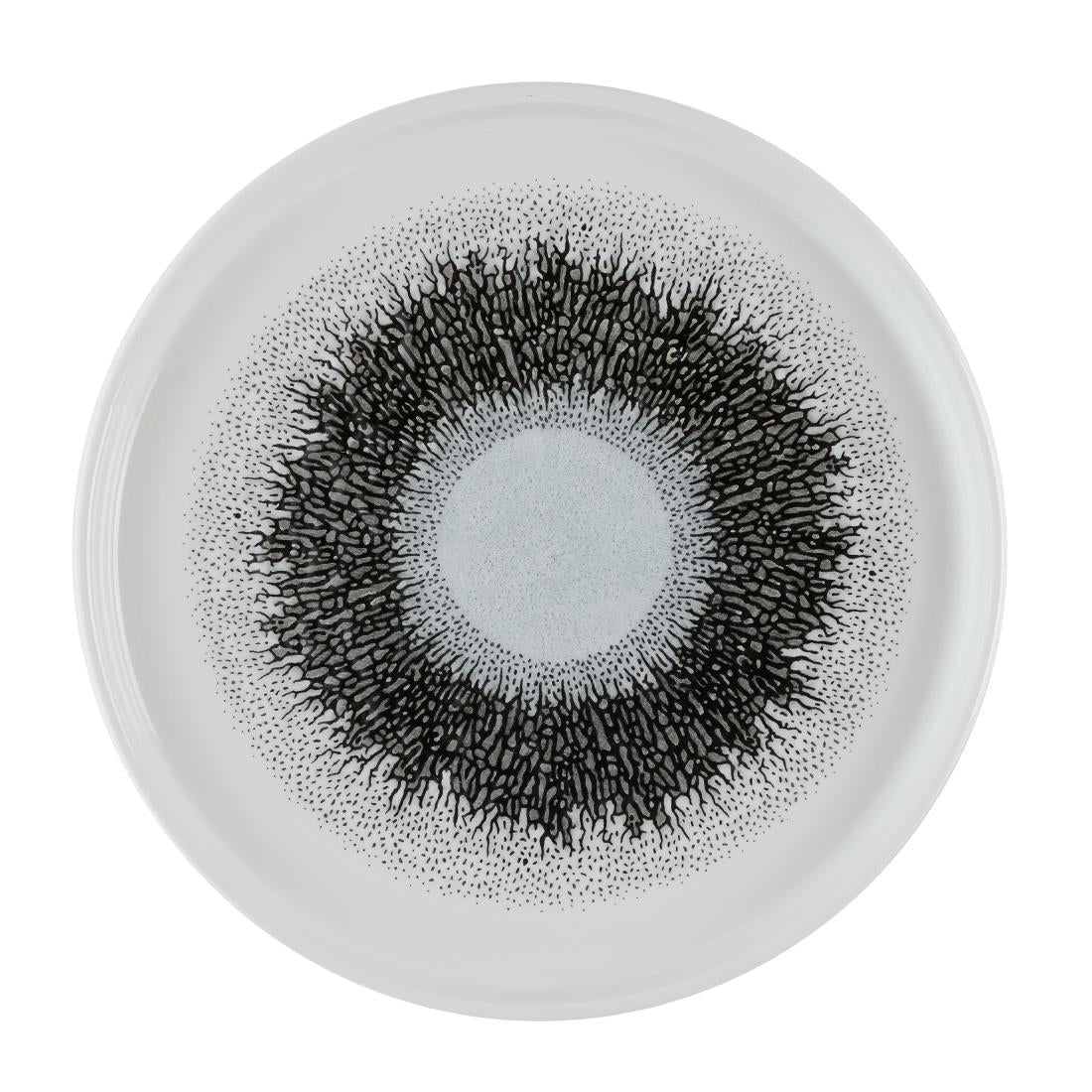 Assiettes avec rebord Churchill Studio Prints Fusion Black 210mm (lot de 6) — HR306
