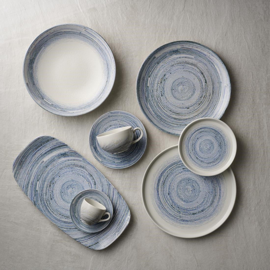 Assiettes rondes Churchill Elements Coast Evolve 285mm (lot de 12) — HR332