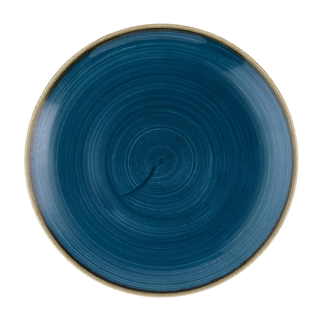Assiettes rondes Churchill Stonecast Java Blue Evolve 220mm (lot de 12) — HR382