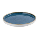 Assiettes avec rebord Churchill Stonecast Java Blue 210mm (lot de 6) — HR387