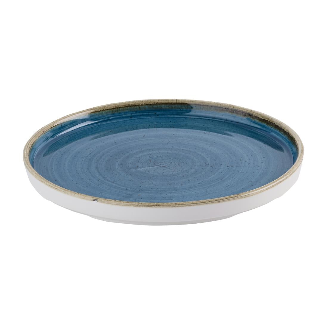 Assiettes avec rebord Churchill Stonecast Java Blue 210mm (lot de 6) — HR387