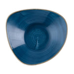 Bols triangulaires Churchill Stonecast Java Blue Lotus 228mm (lot de 12) — HR389