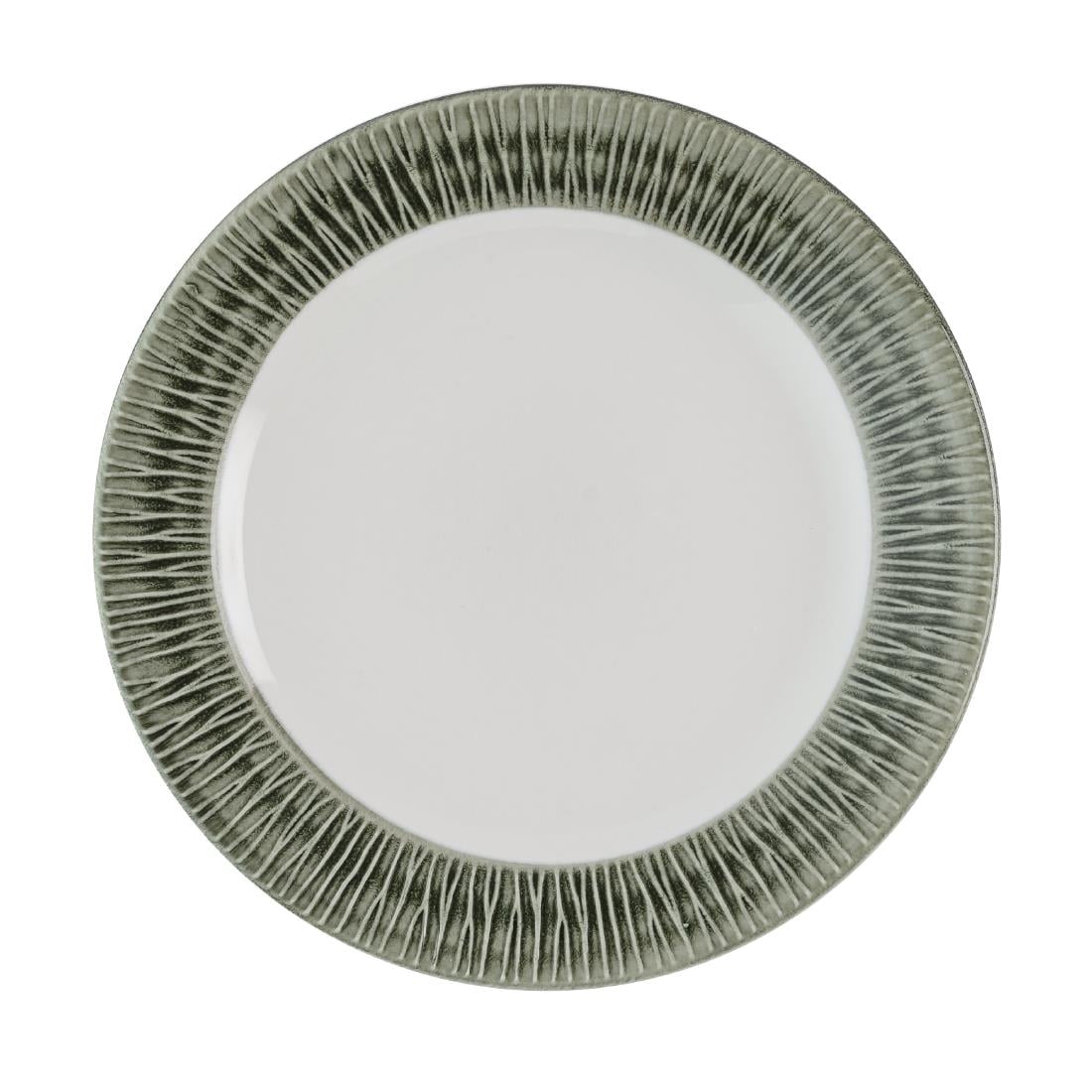 Assiettes classiques Churchill Bamboo Ceramic Spinwash Alpines 167mm (lot de 12) — HR432
