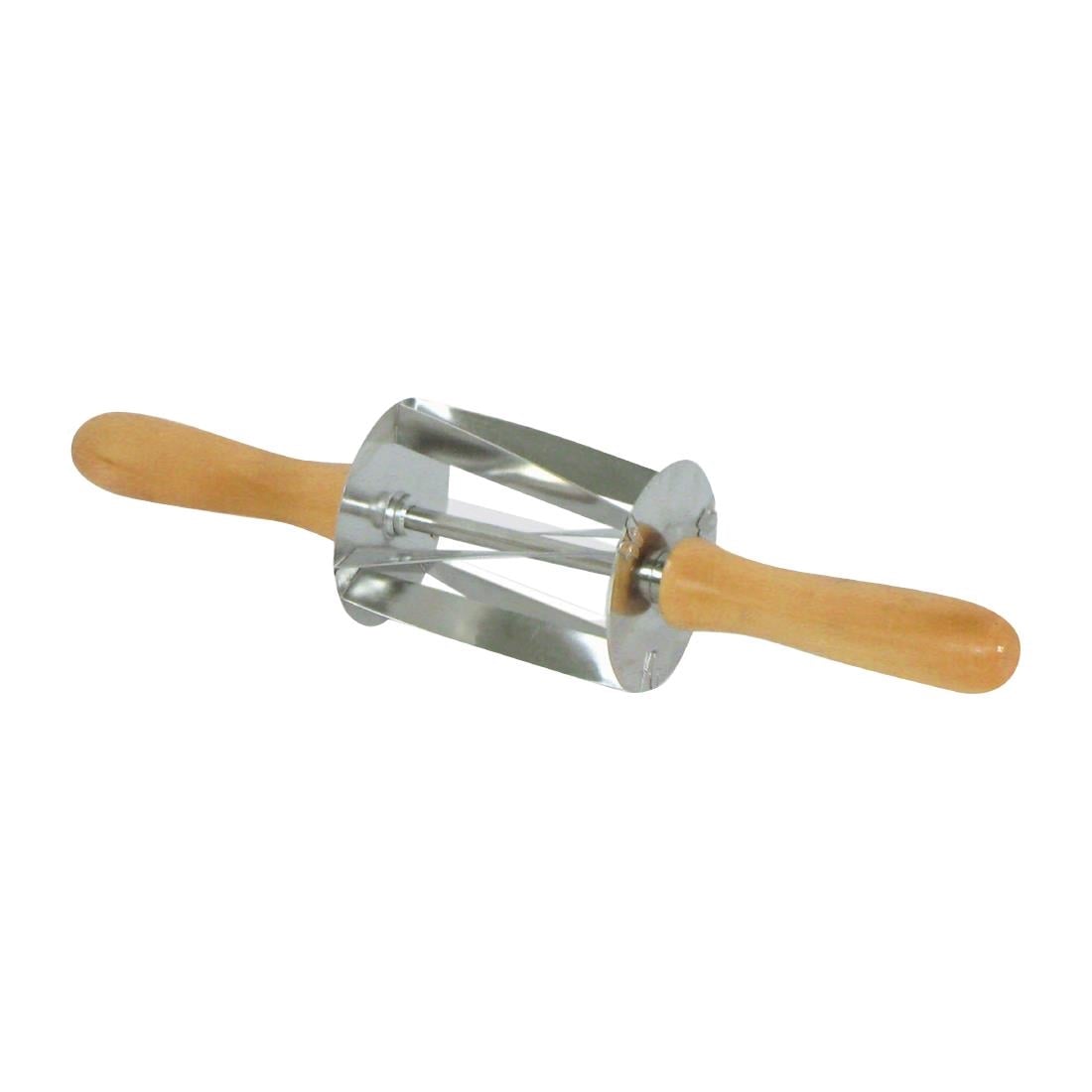 Rouleau à mini croissants en inox poignée bois Gobel Louis Tellier 345x75x75mm — HS516
